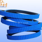 蓝胶加花纹特殊加工三角传动带 蓝胶加花纹特殊加工三角传动带