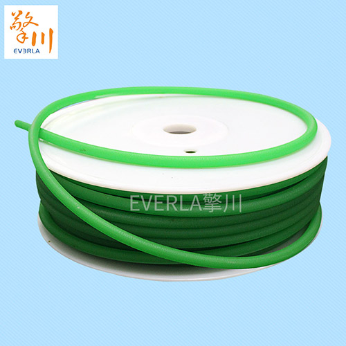 绿色粗面聚氨酯圆带10mmPU圆带