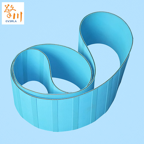 <b>玻璃输送_开槽双面天蓝色片基带</b>