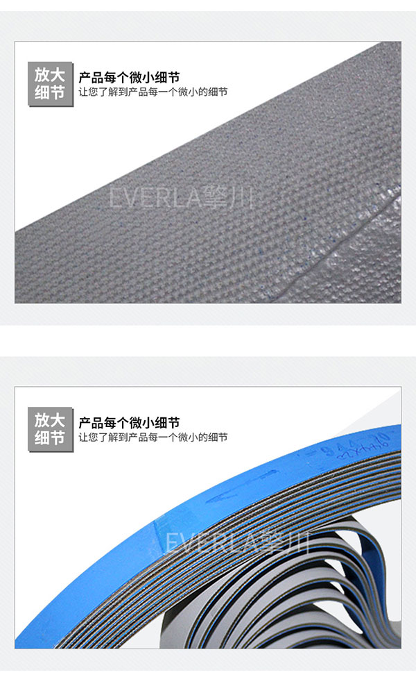 3mm双面绿色高速平皮带片基带