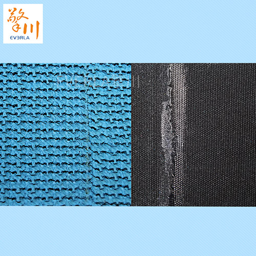 厂家定制蓝色橡胶花纹片基带