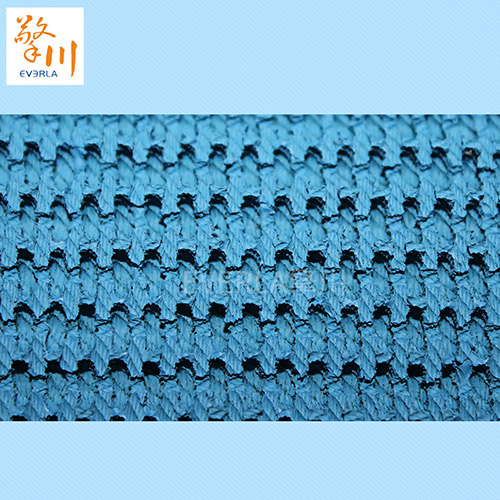 蓝色橡胶花纹黑色片基带