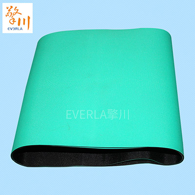 绿黑平皮带橡胶传动带弹性平皮带细节图3