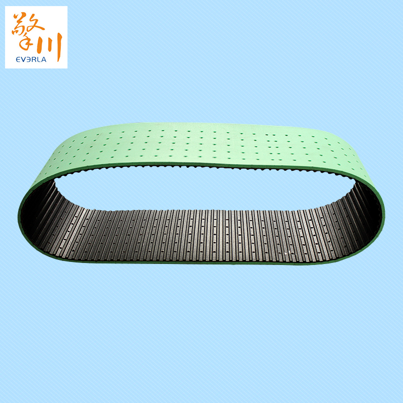 <b>吸风机皮带_pu浅绿色泡棉打孔同步带</b>