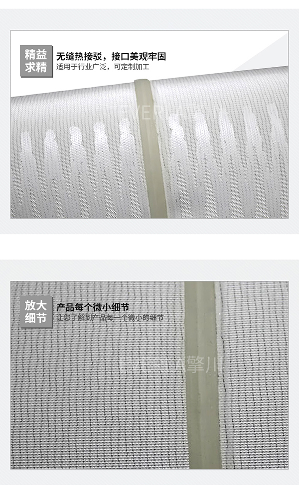 食品输送带加导条